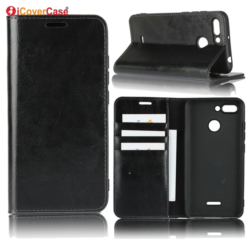 

Redmi 6 Luxury Real Genuine Leather Wallet Case For Xiaomi Redmi 6 Flip Cover Card slot Stand Protect Case for Redmi 6