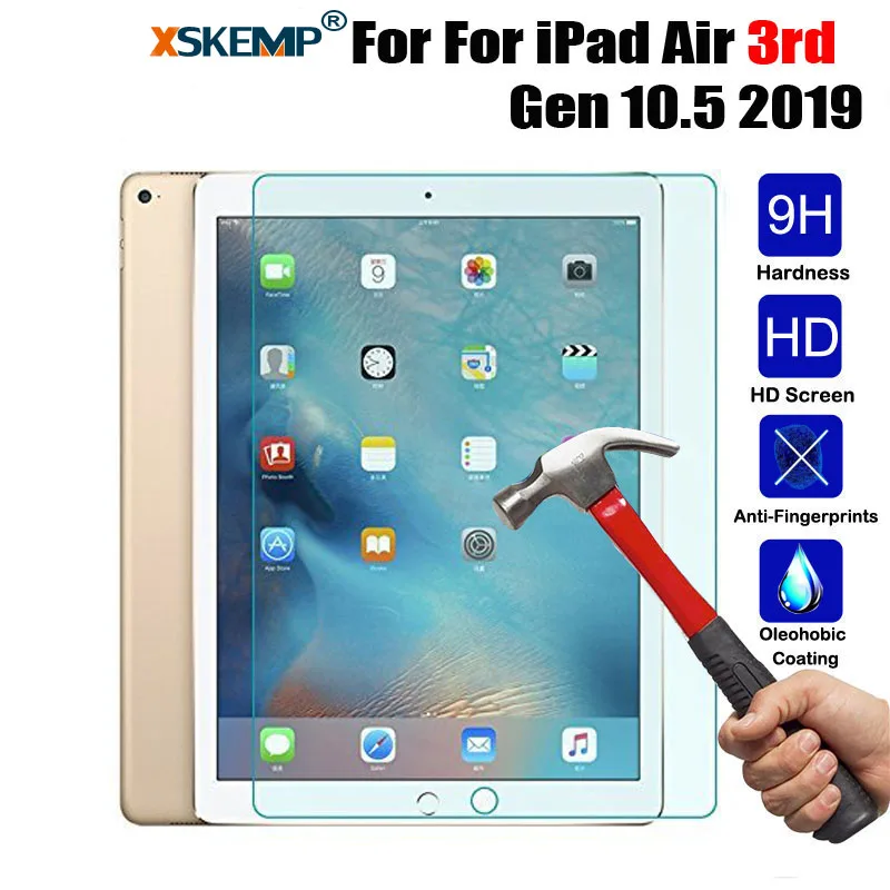 XSKEMP Премиум прозрачное закаленное стекло для iPad Air 3rd Gen 10 5/iPad mini 5 7 9 защитный экран