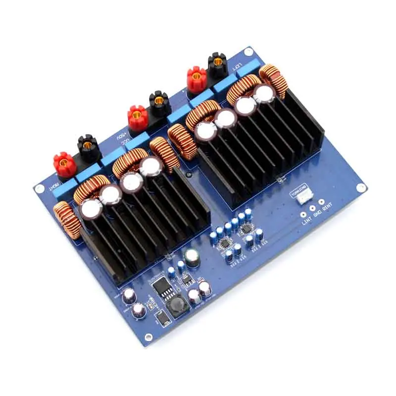 KYYSLB DC40 48V 2*600W TAS5630 OPA1632 2 0 плата цифрового усилителя высокой мощности домашняя
