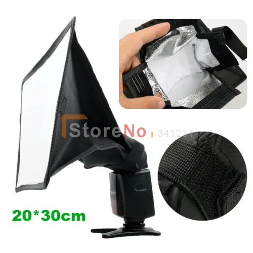 20x30 см рассеиватель софтбокса для вспышки и сумка 580 EXII/430 EXII SB900 SB600 YongNuo light|flash softbox