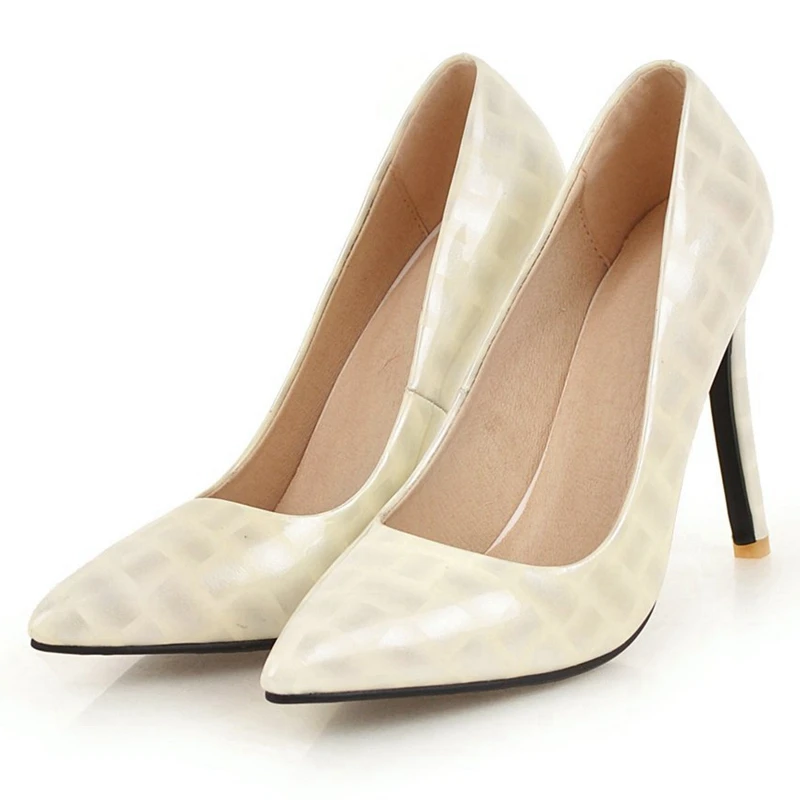 Женские туфли лодочки с острым носком из лакированной кожи размеры 34 39|Женские