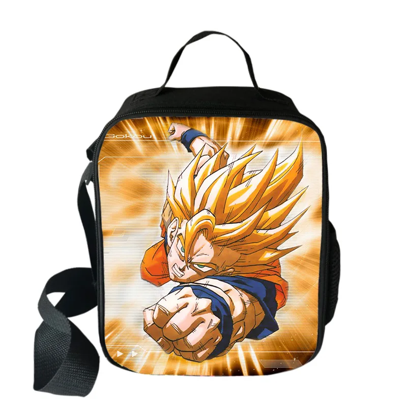 Dragon Ball 11 Аниме Dragon Ball сумка-холодильник большой емкости девушки портативный тепловой еды сумки для пикника для школы дети мальчики сумка для обедов Tote - Цвет: Dragon Ball 11