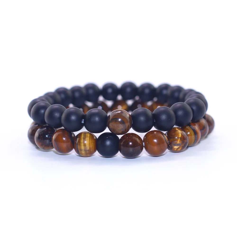 Браслеты в стиле ретро для мужчин и женщин простые украшения из бисера виде