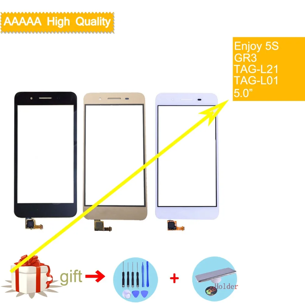 Сенсорный экран для Huawei Enjoy 5S GR3 TAG L21 L01 L03 L13 L22 L23 сенсорный датчик дигитайзер
