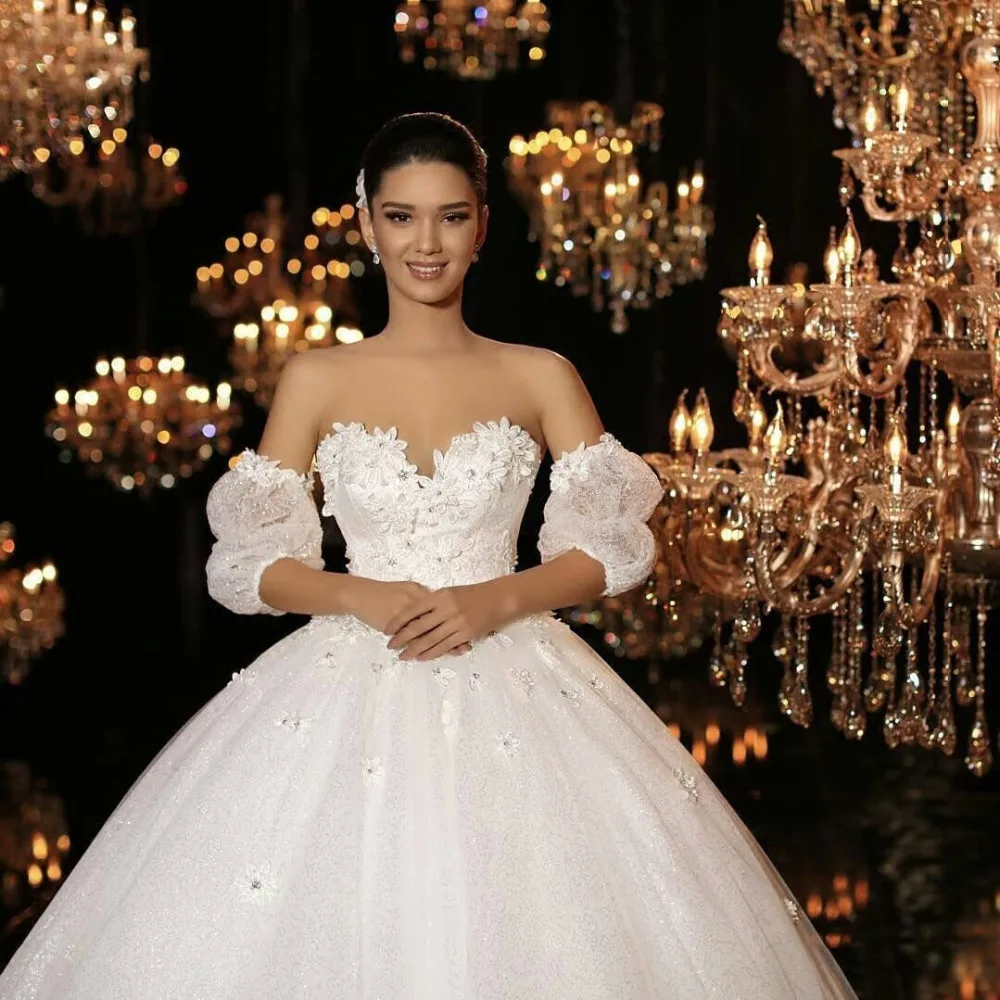 Платье на тонких бретельках See Orange белое длинное вечернее платье ручной работы