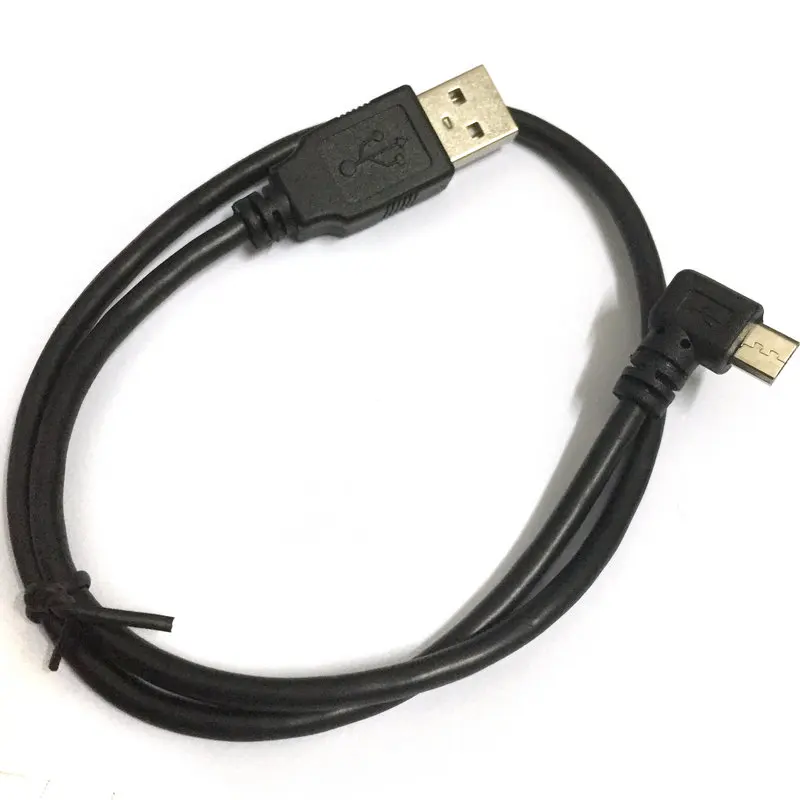 Новый универсальный 50 см короткий USB A на левый угол Micro b 2 0 кабель провод шнур