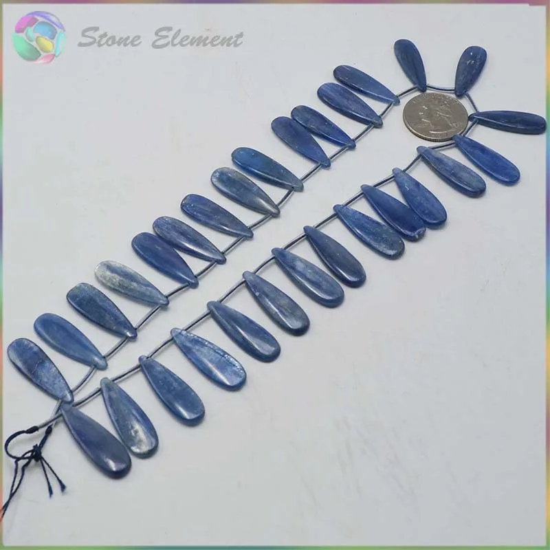 Хорошее качество фотоэлемент/цианит/дисплей хрустальные плоские бусины 12x3 0/15x30