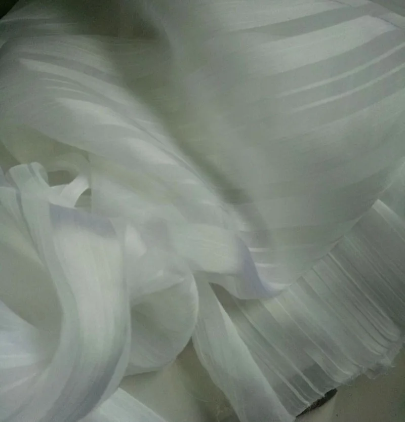 Шифоновая креп шелковая Мягкая Шелковая полосатасветильник Кая дышащая ткань