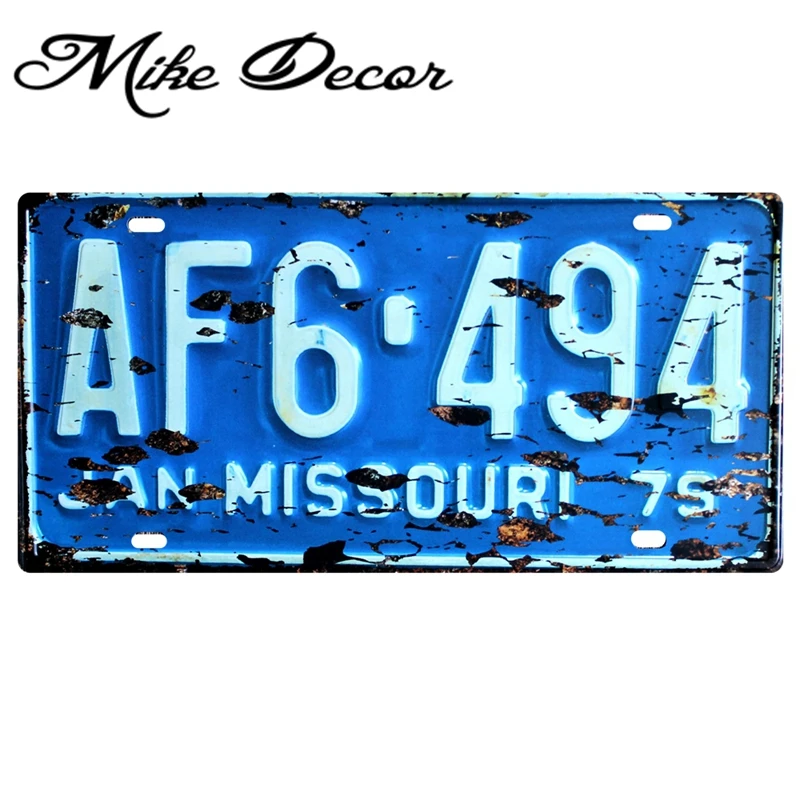 [Mike86] Missouri номерной знак декоративный металлический для паба D 69 смешанный заказ