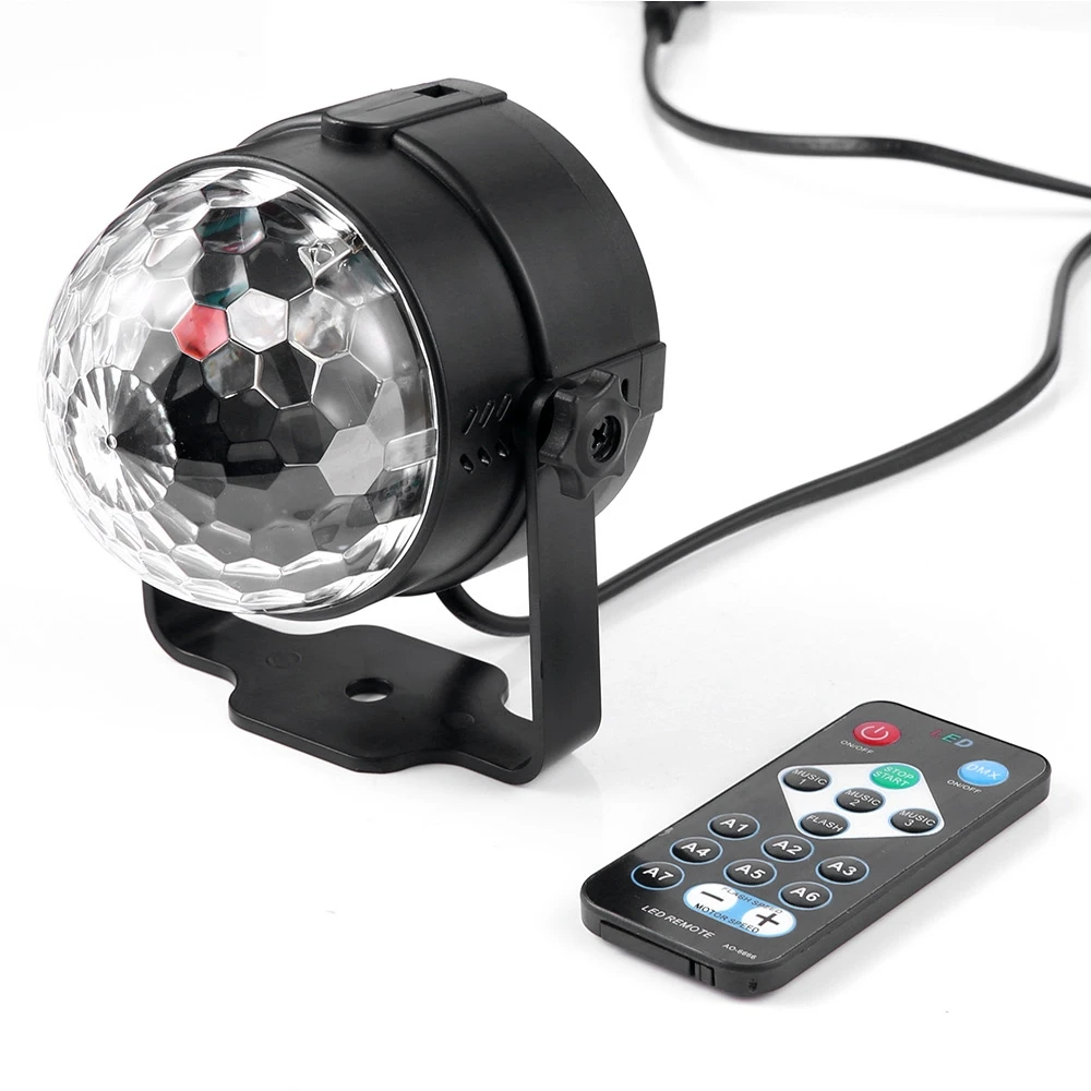 YouOK светильник 3 Вт RGB светодиодный диско-сценический DJ s стробоскоп вращающийся
