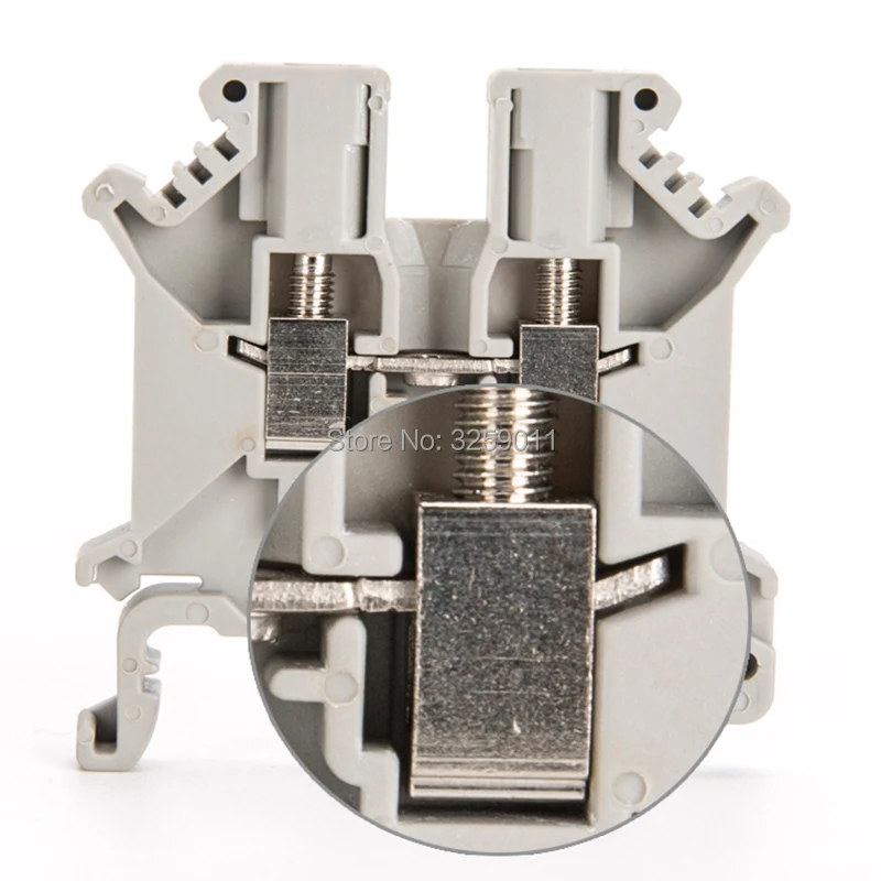 100 шт. провод клеммный блок соединитель из чистой меди части направляющего рельса