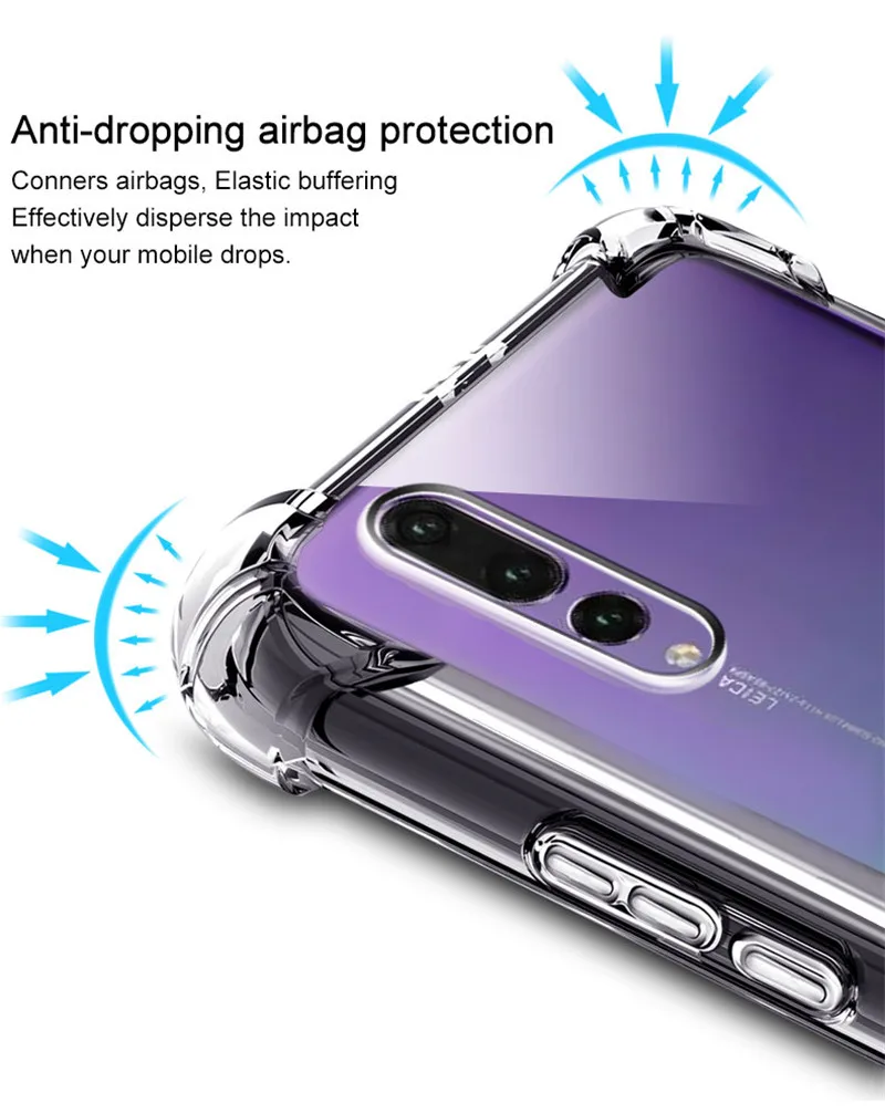 IMAK матовый чехол из ТПУ для huawei P20 Pro, мягкий чехол из ТПУ+ Защитная пленка для экрана P20 pro
