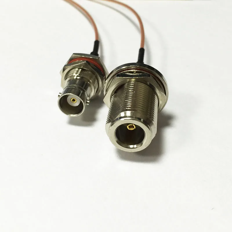 New BNC Female Jack nut Connector Switch N RG178 Cable 15CM 6&quot Adapter Wholesale Fast Ship | Обустройство дома