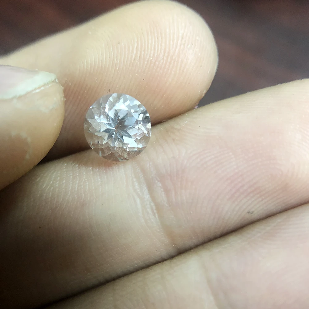 AEAW круглый бриллиантовый огранки 0.5ct карат 5 мм D Цвет Муассанит без камень VVS1