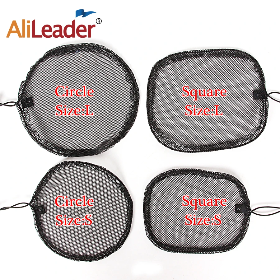 S/M/L Черный регулируемый ремешок на спине парик для изготовления хвостика сетка