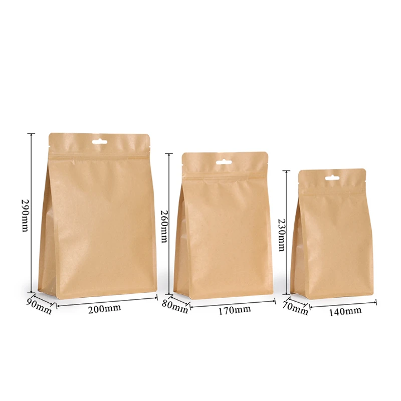 10 шт коричневые крафт блок нижние бумажные