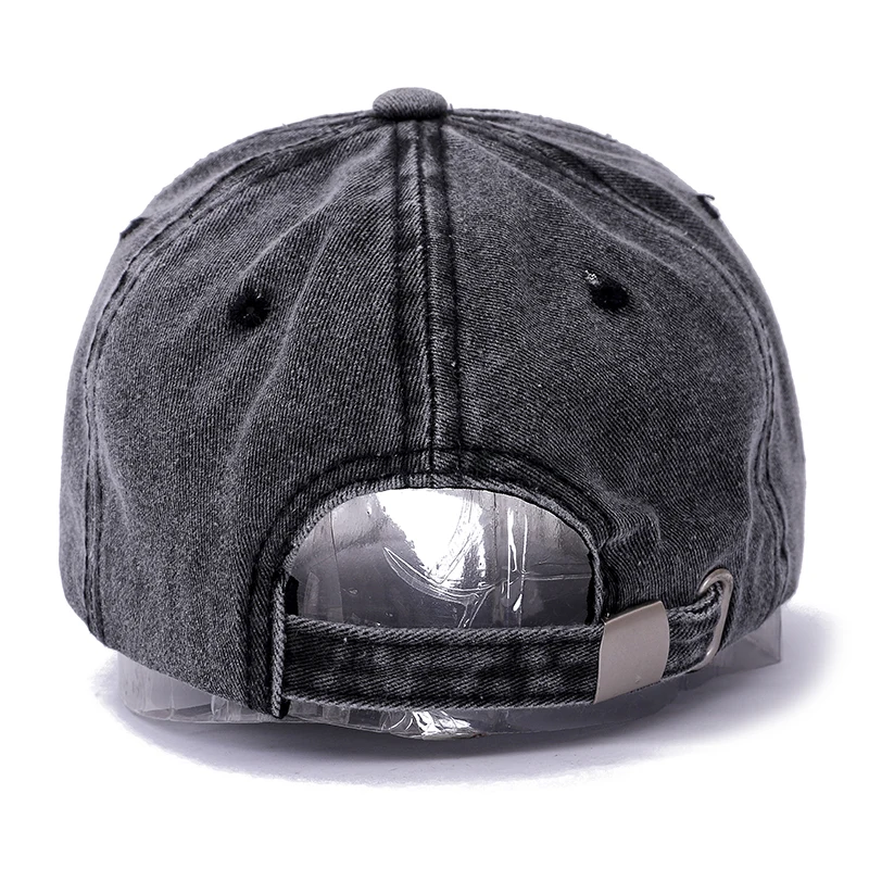 Бренд SANDMAN темно-синяя хлопковая бейсболка с эффектом потертости шапка для