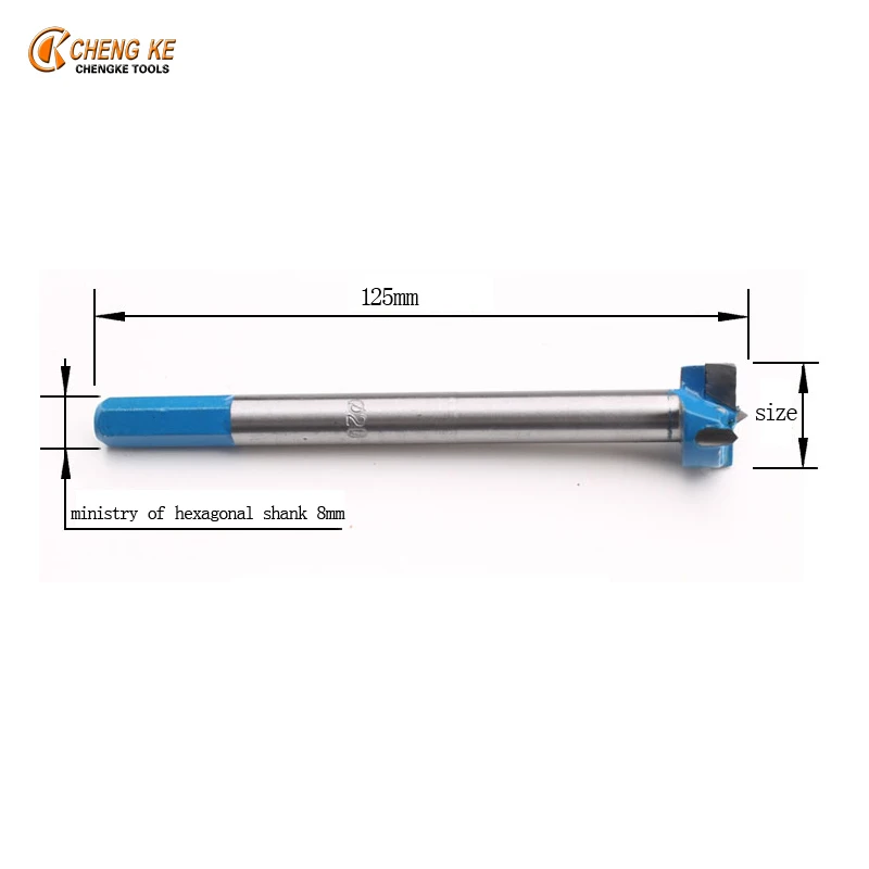 

CHENG KE Forstner Drill Bit extended type Woodworking Boring Window Hole Cutter Saw Cutter Edge Tool For Hand Tools 16mm-35mm