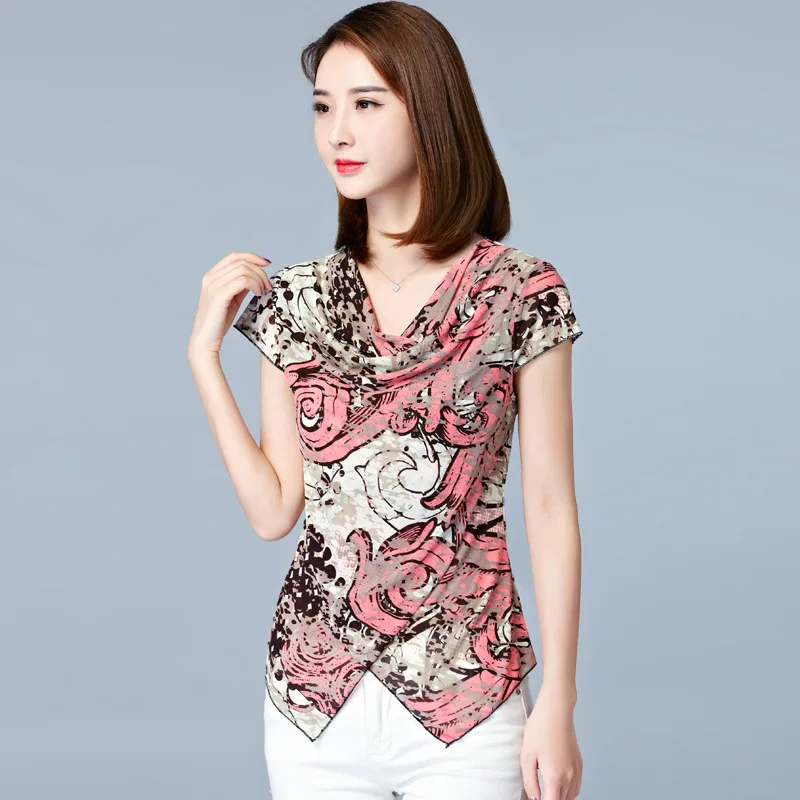 2018 high quality women top kimono blouses shirts chiffon casual vintage tops plus size M-5XL blusas blouse women's fashion |