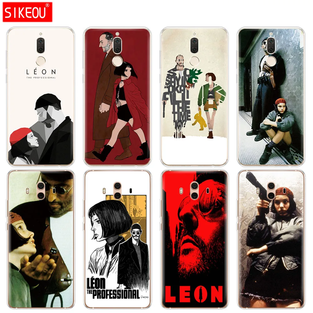 Силиконовый чехол для телефона Huawei mate 7 8 9 10 pro LITE Leon the professional|Бамперы| |