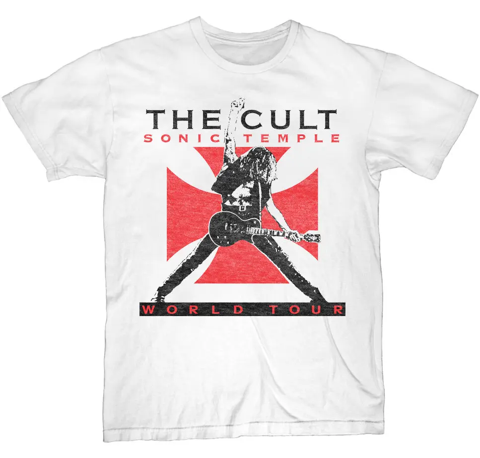 Футболка мужская белая с короткими рукавами и надписью The Silk Sonic Temple 89 Tour | Мужская