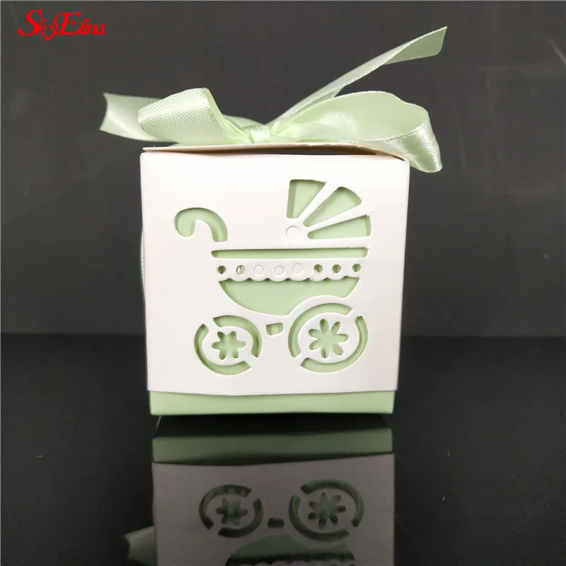 10/50 шт конфеты коробки Свадебные украшения вечерние Baby Shower розовый/синий подарок