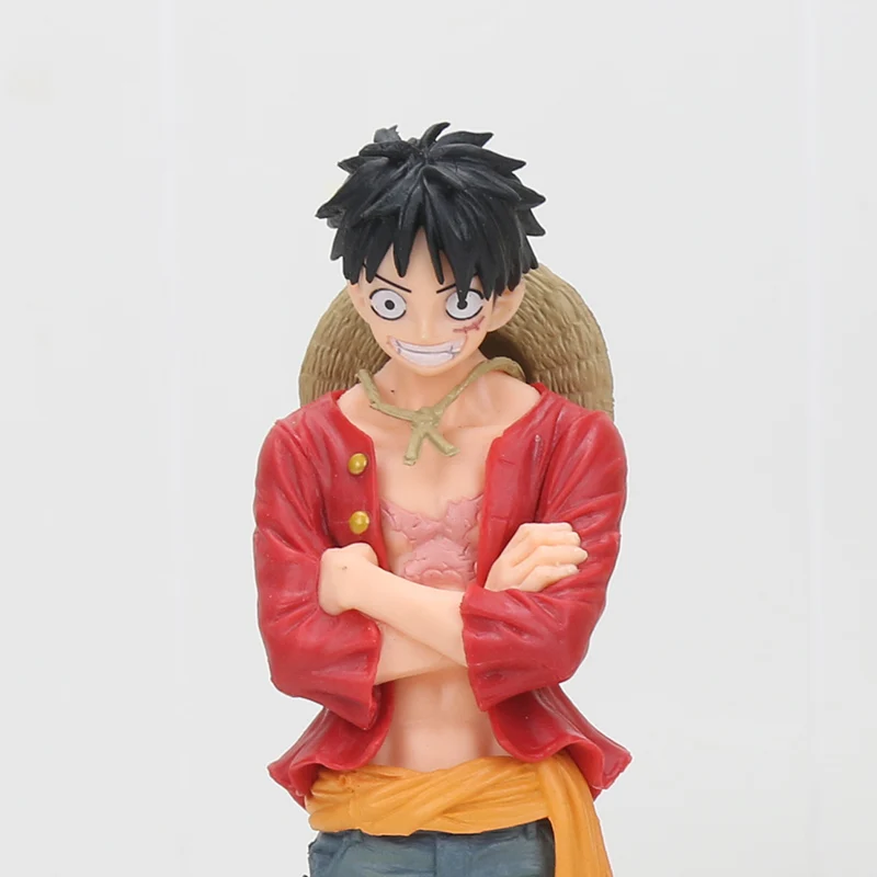 17 см аниме цельная Обезьяна D Luffy DXF братство джинсы Freak Vol.1 ПВХ фигурка