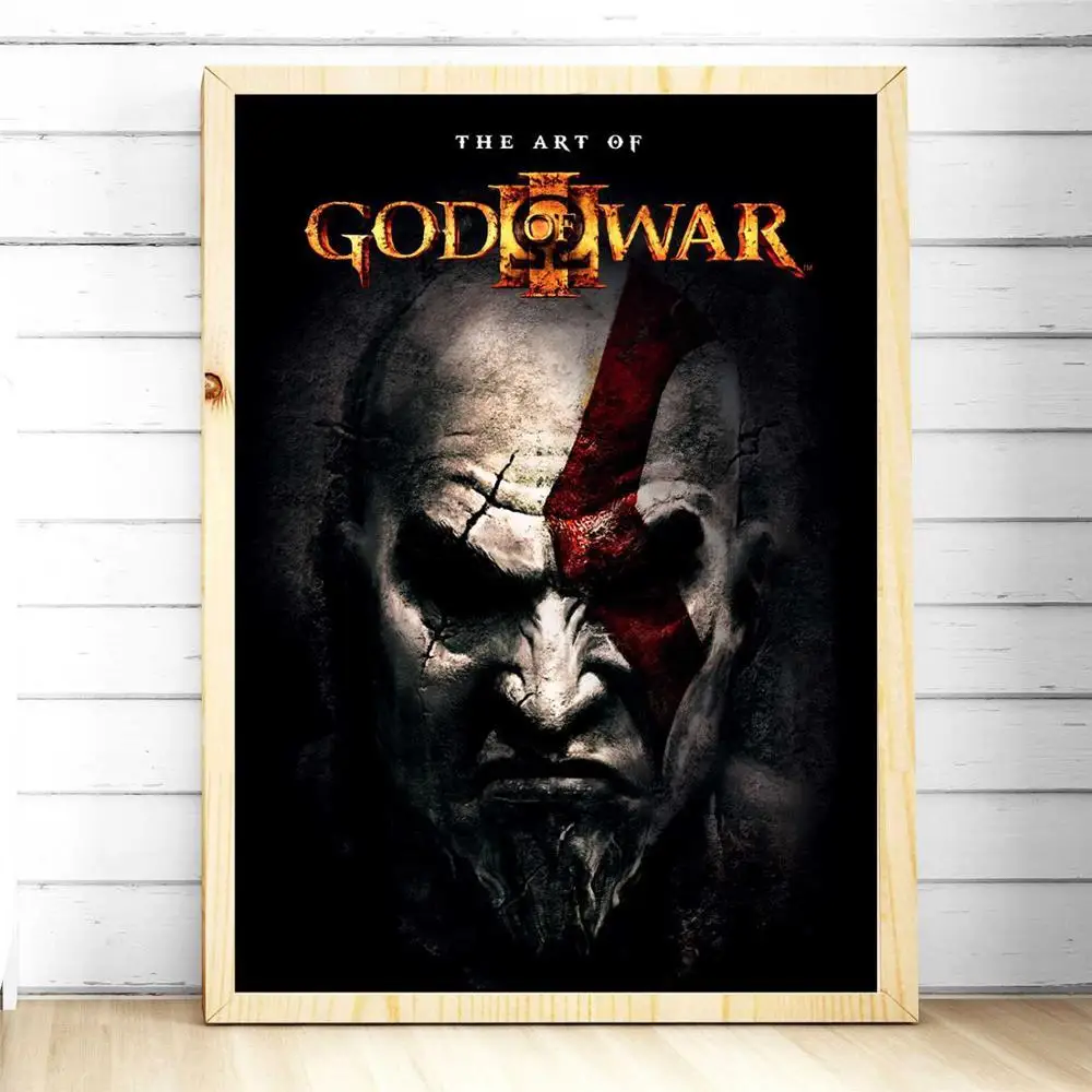 1 God Of War видео игра Рисунок плакаты и принты холст печатная Живопись Искусство настенные картины Домашний декор для украшения гостиной - Цвет: 1