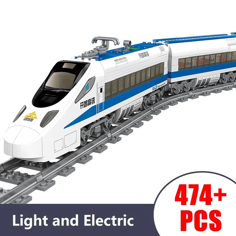 Технический электромотор светильник поезд трек модель автомобиля Кирпичи