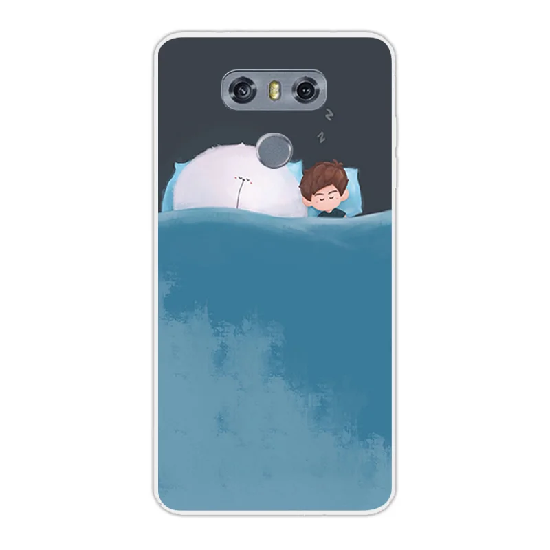 Чехол для LG G6 TPU чехол LGG6 Ультратонкий G 6 H870 H871 H872 H873 5 7 дюймов Забавный телефона с