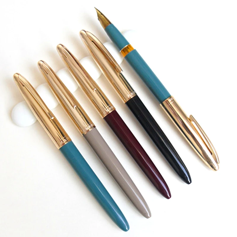 

wing sung fountain pen 233 iridium steel aluminum cap plastic rod classic pen student pen FREE shipping