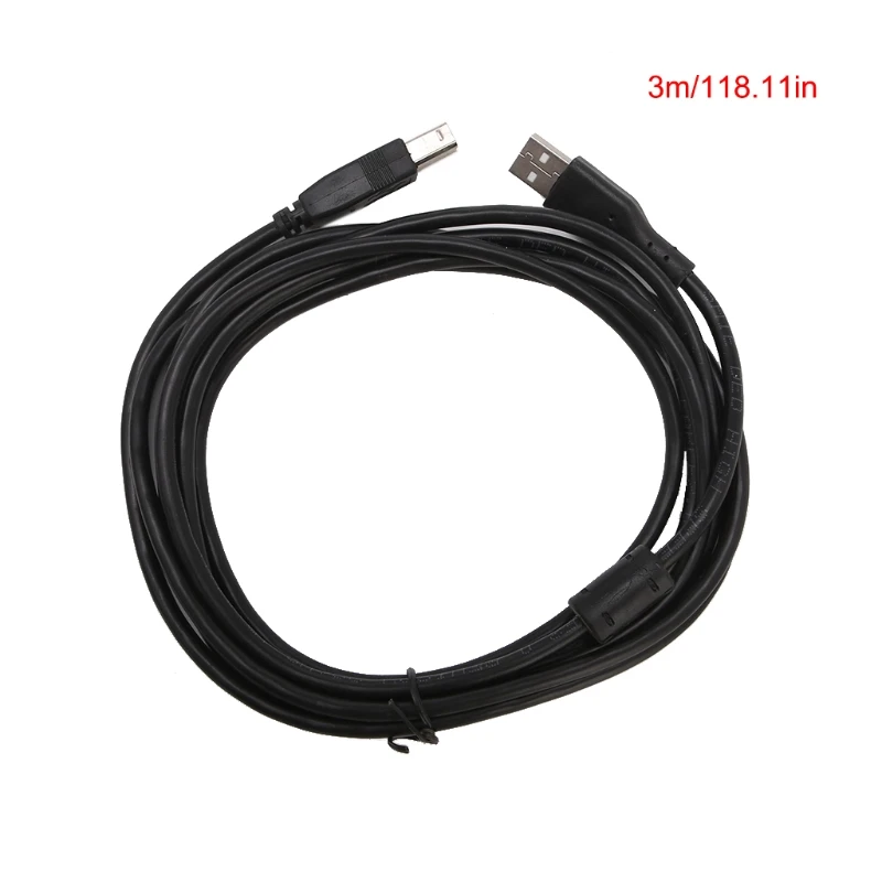 USB 2 0 Type A Male To B Data Charge Сканер Кабель для принтера 3 м Новинка|Детали принтера| |