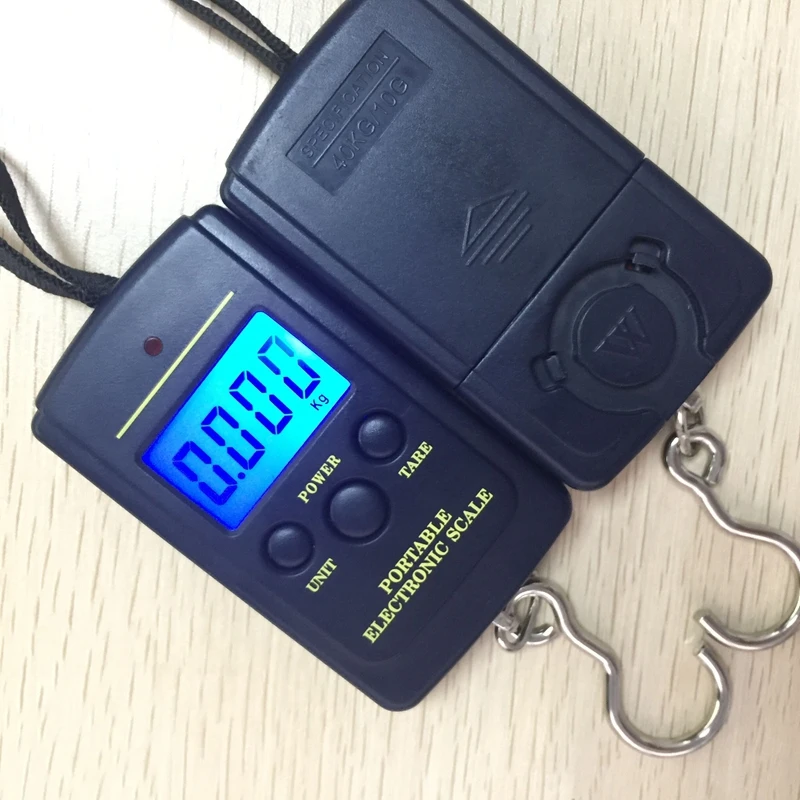 Карманные электронные цифровые весы 0 01 кг 40 подвесные с крючком для багажа