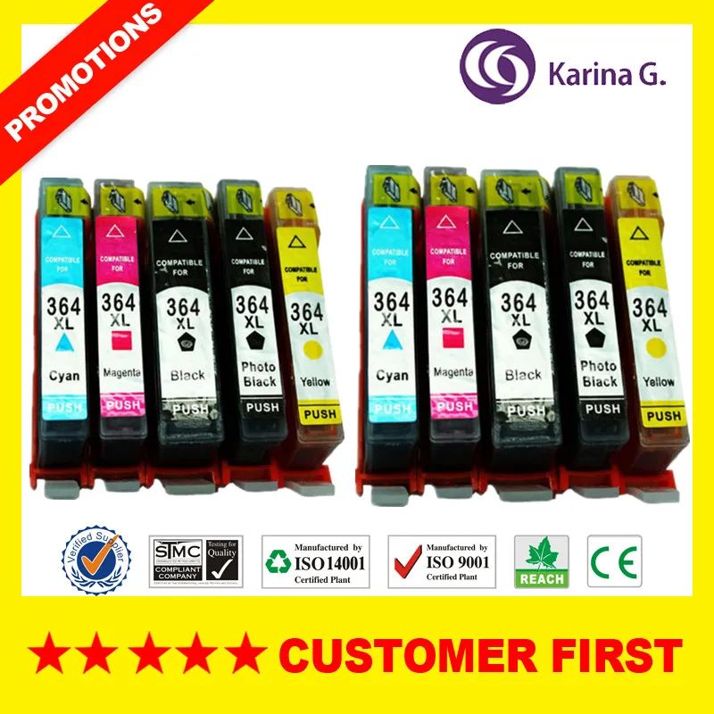 Совместимый для hp 364XL hp 364 костюм для Photosmart B8550 B8553 B8558 C5300 C5324 C5370 D5400 D5460 D5463 D5468 и т. д