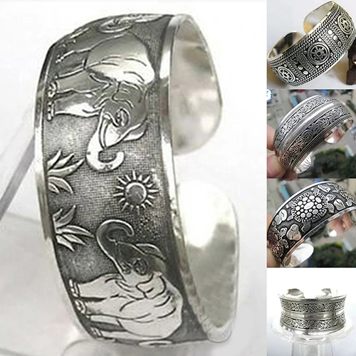 Широкий Браслет манжета в винтажном стиле|open bangle|wide braceletbangle cuff |