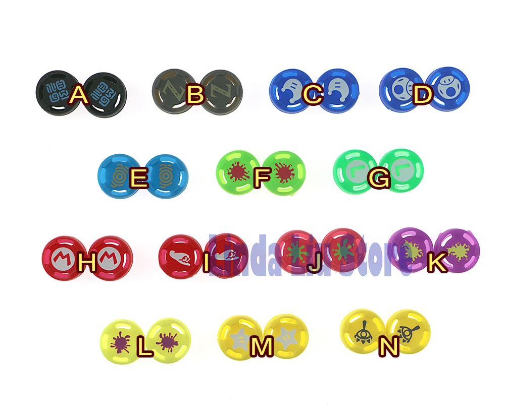 2 шт./лот силиконовые аналоговые колпачки для захвата большого пальца