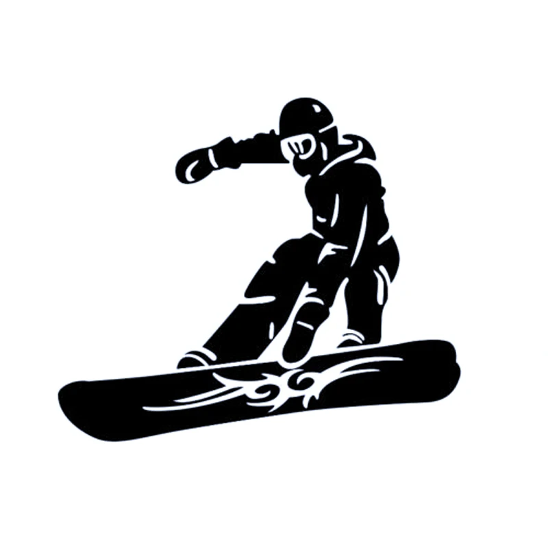 

14.6CM*12.4CM Skiing Sports Decor Vinyl Decal Car Sticker S9-0435