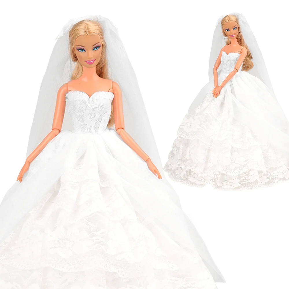 Модные аксессуары для кукол ручной работы вечернее платье принцессы с длинным