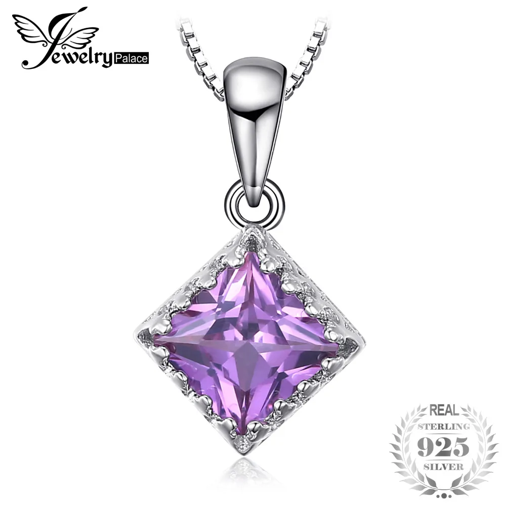 Jewelrypalace классический 1.4ct создан Александрит сапфирами Подвески Ожерелья для