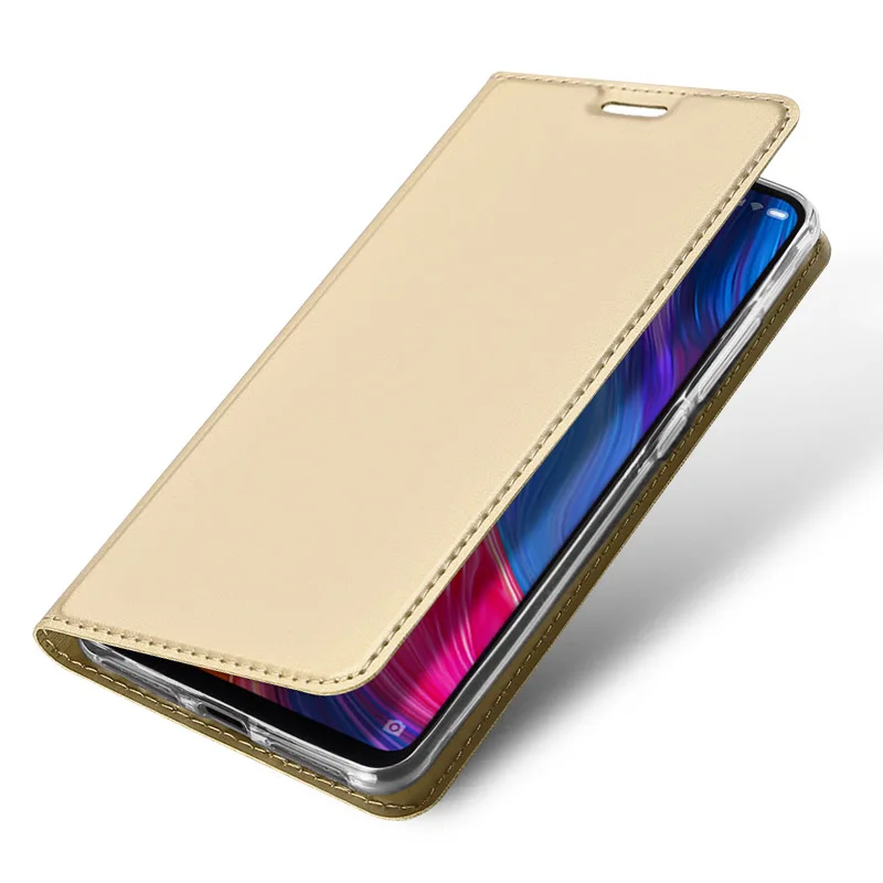 Оригинал Сяо mi 8 кожаный чехол силиконовый Dux Ducis супер флип с кошелек слот |