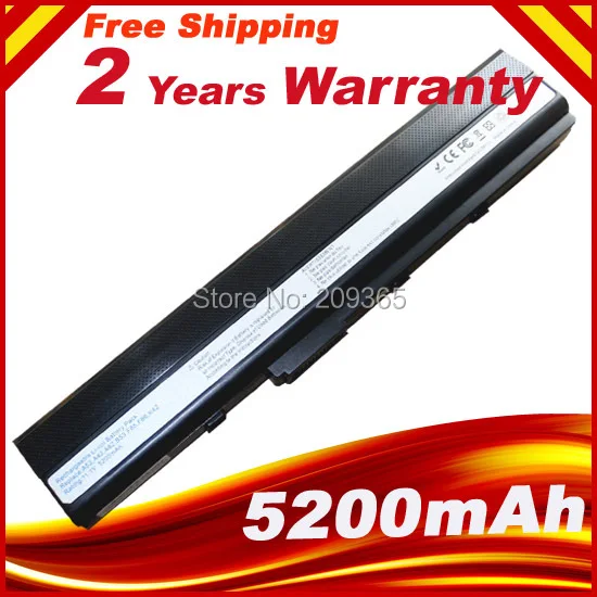 Аккумулятор для ноутбука ASUS K52J K52JB K52JC K52JE K52JK K52JR K52N K52EQ K52JT K52JU K62F K62J