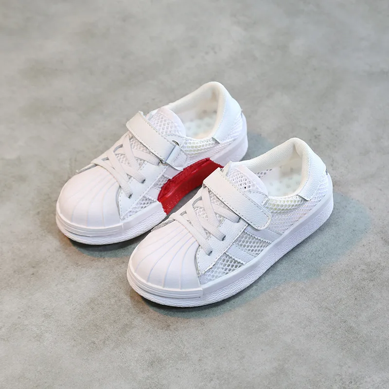 2018 Весна Новые Детские Обувь для мальчиков девочек спортивная обувь против