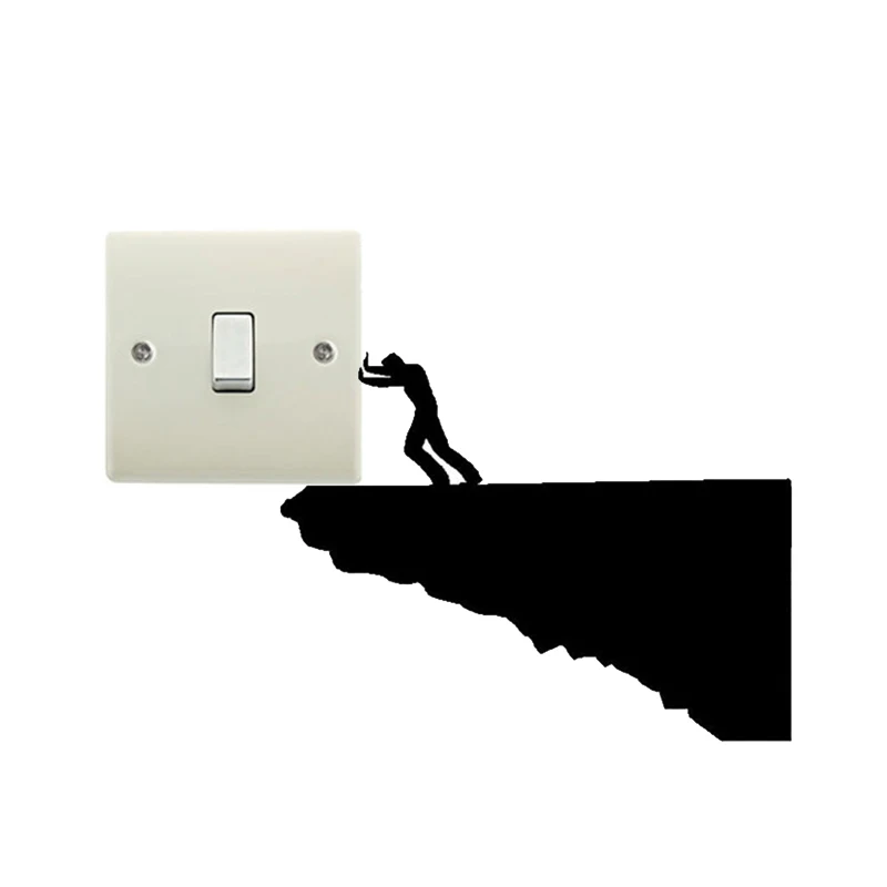 Водостойкие наклейки для украшения дома креативные стен с эффектом нажима и