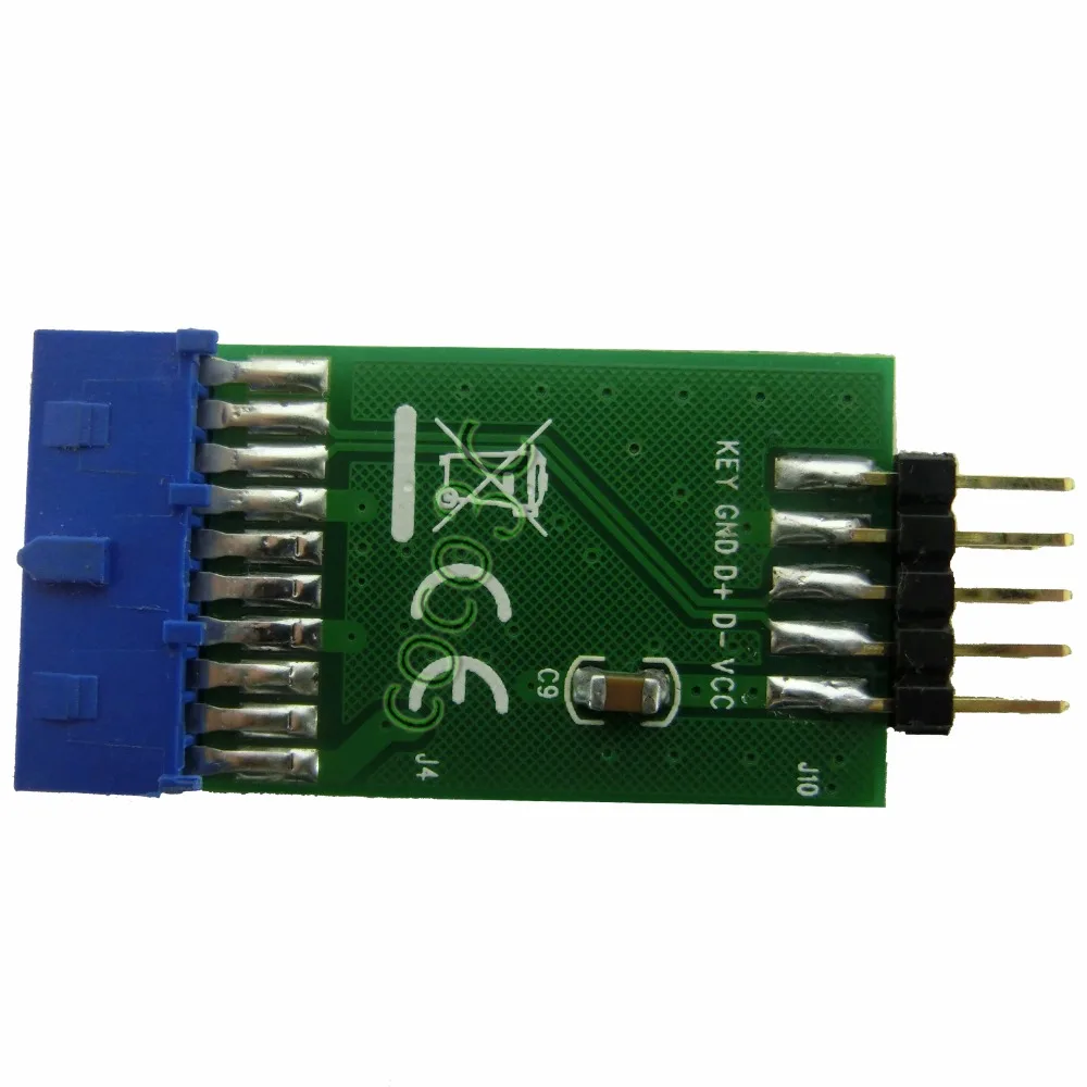 Кабель переходник для материнской платы с 19 pin USB 3 0 со штекером на 9 Pin 2 0|cable usb 10 m|usb