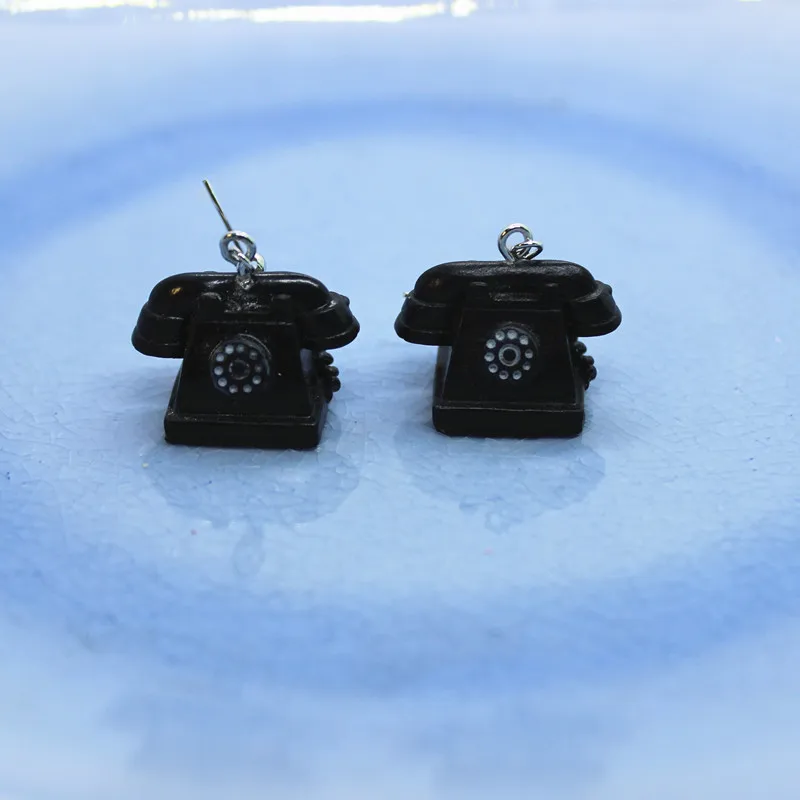 Новинка 2019 модные серьги из искусственной смолы в стиле ретро для телефона