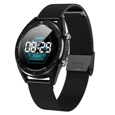 Black steel Dehwsg DT28 smart watch P68 Водонепроницаемый Фитнес ЭКГ пульсометр Монитор артериального давления шагомер для измерения физической активности Носимых устройств - Цвет: Black steel