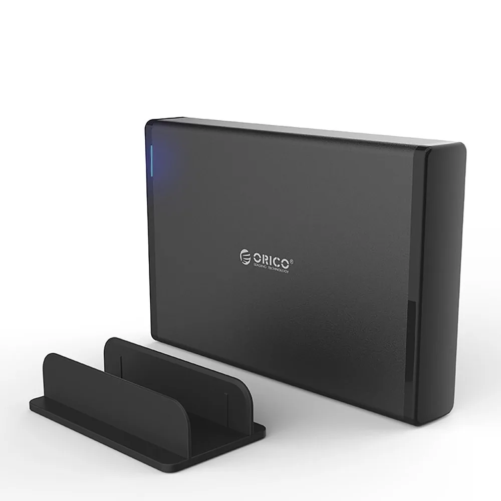 Orico 7688U3-BK USB3.0 мобильный жесткий диск Корпус 3,5 дюймов HDD корпус жесткий диск коробка для ПК ноутбук AU EU UK US Plug