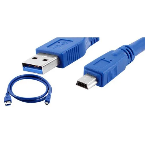 2015 горячая 1 метр новый синий Суперскоростной USB 3 0 тип A штекер мини B 10 Pin Мужской