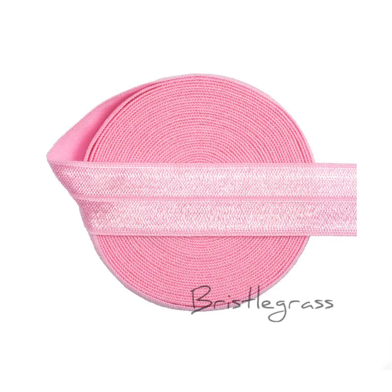 BRISTLEGRASS 5 ярдов 3/4 &quot20 мм Слива FOE Fold Over Elastics Spandex атласные ленты для детей повязка