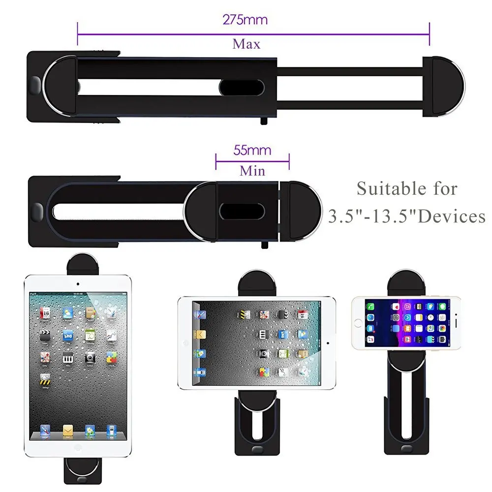 Универсальная регулируемая подкладка штатив держатель адаптер для iPhone IPad Air Pro Mini